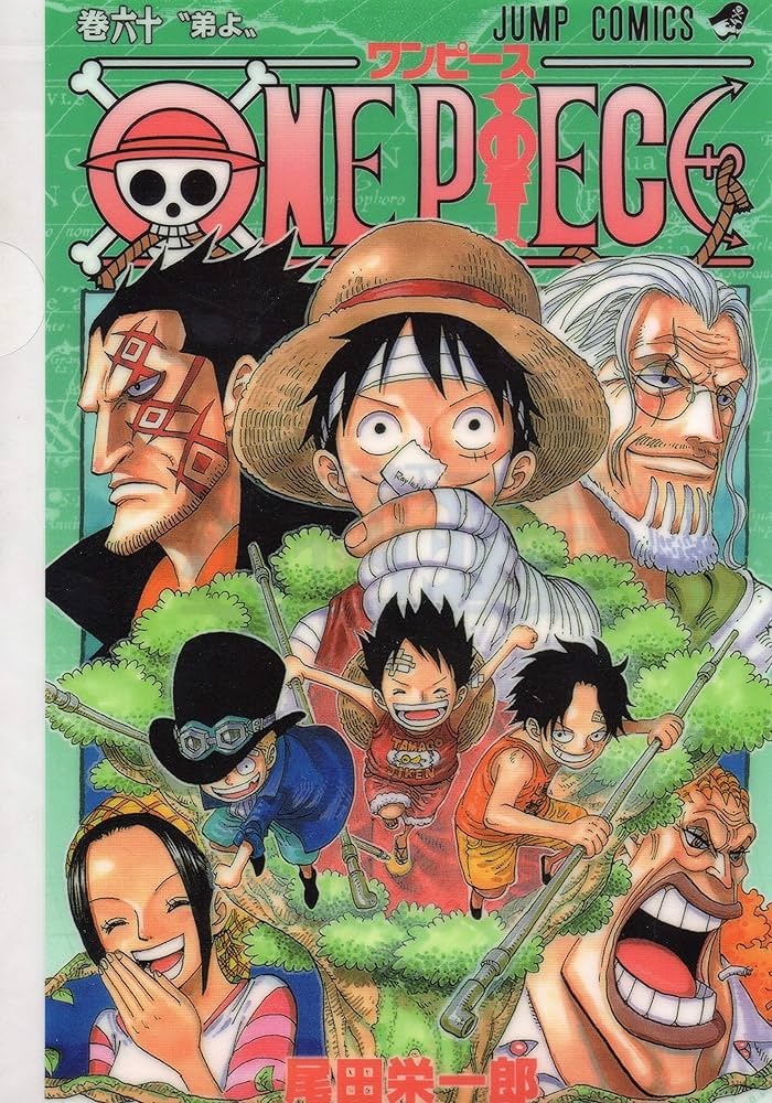 ONE PIECE 漫画カバー UVカット 透明ブックカバー コミック侍 少年少女コミック用〔50